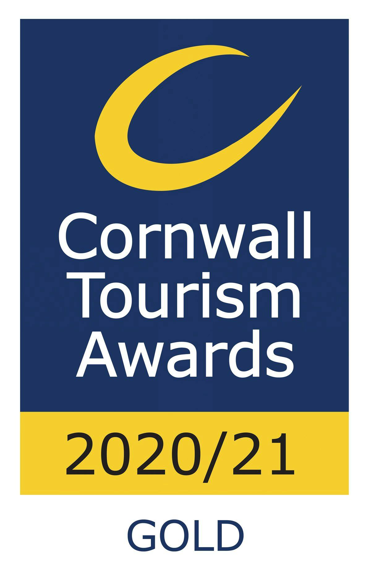 Cornish Tourism Awards Gold 2020/21