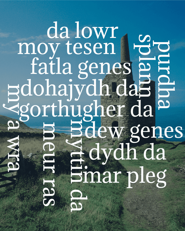 Colrnish The Cornish Language
